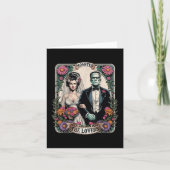 Het Monster Frankenstein En Bruid De Geliefden Tar Kaart (Voorkant)