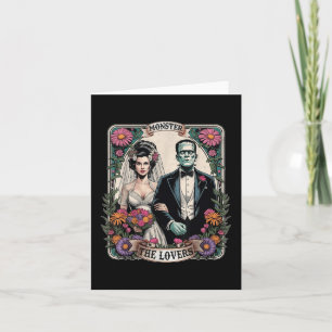 Het Monster Frankenstein En Bruid De Geliefden Tar Kaart