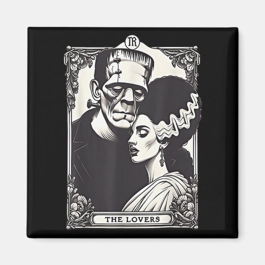 Het Monster Frankenstein En Bruid De Geliefden Tar Magneet (Voorkant)