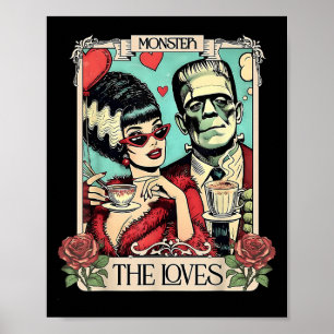 Het Monster Frankenstein En Bruid De Geliefden Tar Poster
