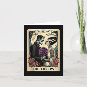 Het Monster Frankenstein En Bruid De Liefdes Taro Kaart