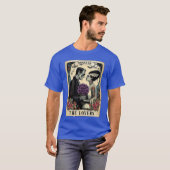 Het monster Frankenstein en Bruidhe Loversarot Ca T-shirt (Voorkant volledig)