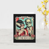 Het monster Frankenstein en de bruid Taro Kaart (Gele Bloem)