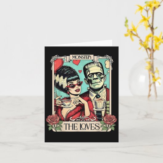 Het monster Frankenstein en de bruid Taro Kaart (Gele Bloem)