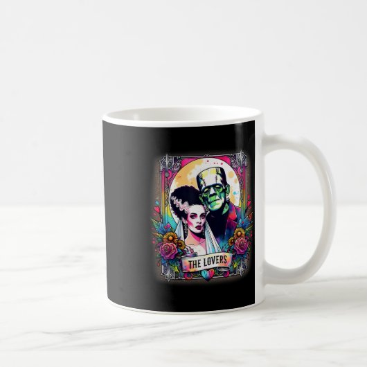 Het monster Frankenstein en de bruid Taro Koffiemok (Rechts)