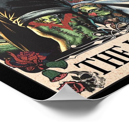 Het monster Frankenstein en de bruid Taro Poster (Hoek)