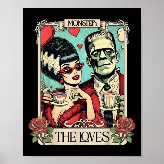 Het monster Frankenstein en de bruid Taro Poster (Voorkant)