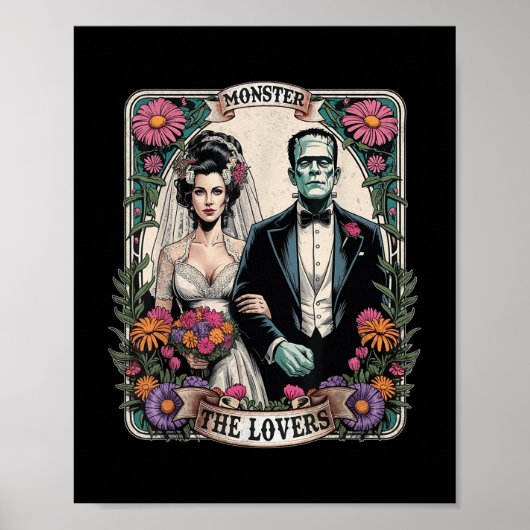 Het monster Frankenstein en de bruid Taro Poster (Voorkant)
