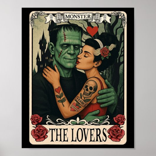 Het monster Frankenstein en de bruid Taro Poster (Voorkant)