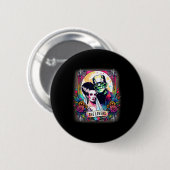 Het monster Frankenstein en de bruid Taro Ronde Button 5,7 Cm (Voorkant /achterkant)