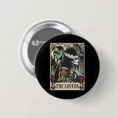 Het monster Frankenstein en de bruid Taro Ronde Button 5,7 Cm (Voorkant /achterkant)
