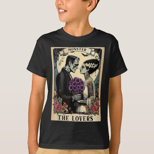 Het monster Frankenstein en de bruid Taro T-shirt (Voorkant)