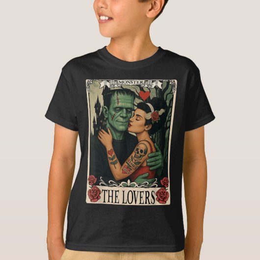 Het monster Frankenstein en de bruid Taro T-shirt (Voorkant)