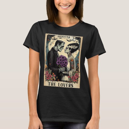 Het monster Frankenstein en de bruid Taro T-shirt (Voorkant)