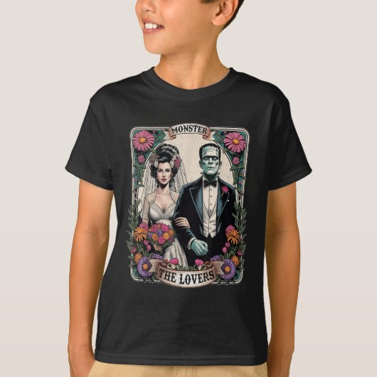 Het monster Frankenstein en de bruid Taro T-shirt (Voorkant)