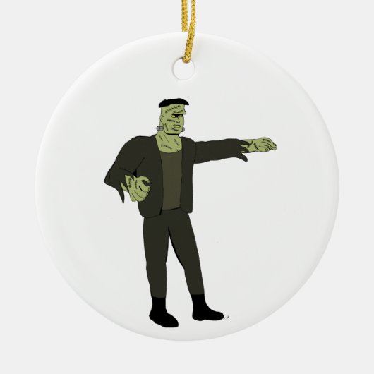 Het monster keramisch ornament (Voorkant)