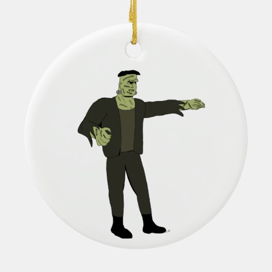 Het monster keramisch ornament (Achterkant)