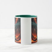 Het monster komt uit de diepten. mok (Midden)