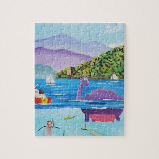 Het monster Loch Ness van Gordon Bruce Legpuzzel (Verticaal)