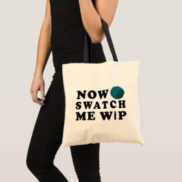 Het monster me WIP - het Blauwgroen Jargon van het Tote Bag