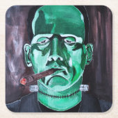 Het monster schilderij van Alfred Fox Kartonnen Onderzetters (Voorkant)
