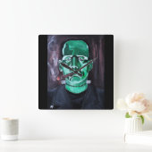 Het monster schilderij van Alfred Fox Vierkante Klok (Huis)