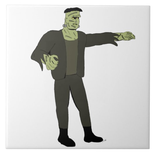 Het monster tegeltje (Voorkant)