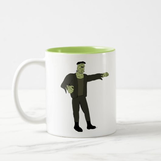 Het monster tweekleurige koffiemok (Links)