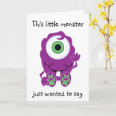 Het Monster van Cyclops Kaart (Gele Bloem)