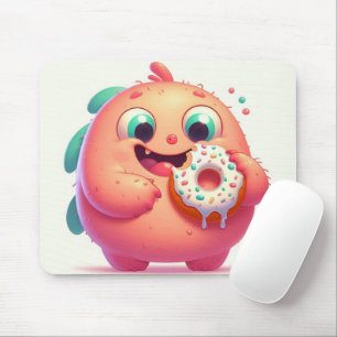 "Het monster van de donut" Muismat