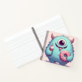 "Het monster van de donut" Notitieboek (Binnen)