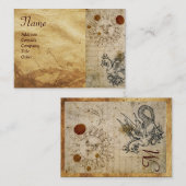 HET MONSTER VAN DE ZON EN VAN DE BASISMONogram Visitekaartje (Voorkant / Achterkant)