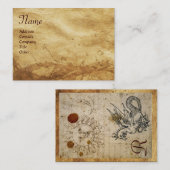 HET MONSTER VAN DE ZON EN VAN DE BASISMONogram Visitekaartje (Voorkant / Achterkant)