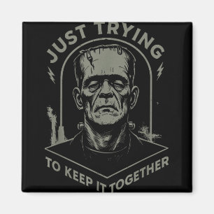 Het monster van Frankenstein probeert het gewoon Magneet
