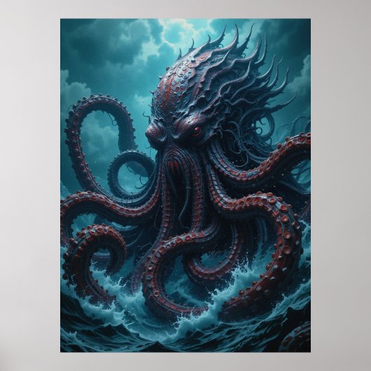 Het monster van Kraken Poster (Voorkant)