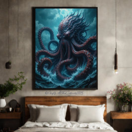 Het monster van Kraken Poster