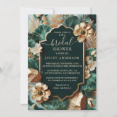 Het Monstera Emerald Green en Gold Vrijgezellenfee Kaart (Voorkant)