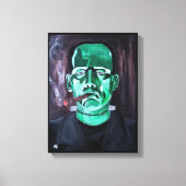 Het monsterschilderij van Alfred Fox Canvas Afdruk (Voorkant)