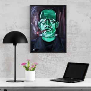 Het monsterschilderij van Alfred Fox Canvas Afdruk