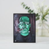 Het monsterschilderij van Alfred Fox Collectable Briefkaart (Staand voorkant)