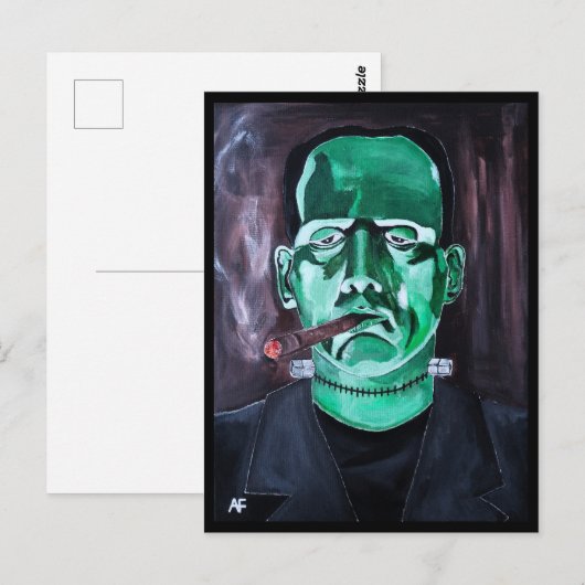 Het monsterschilderij van Alfred Fox Collectable Briefkaart (Voorkant / Achterkant)