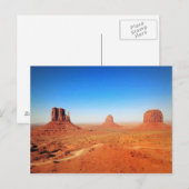 Het Monument in Utah Briefkaart (Voorkant / Achterkant)