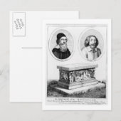 Het monument van de handelaren in de kerkhok briefkaart (Voorkant / Achterkant)