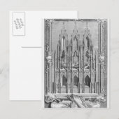 Het monument van Edward II Briefkaart (Voorkant / Achterkant)