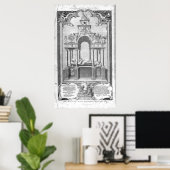 Het monument van koningin Elizabeth Poster (Thuiskantoor)
