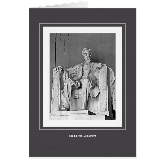 Het monument van Lincoln (Voorkant)