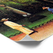 Het monument voor Chopin van Henri Rousseau Poster (Hoek)