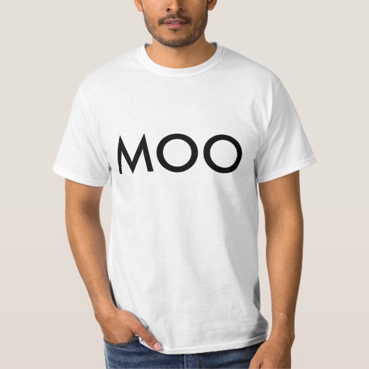 Het Moo-Shirt T-shirt (Voorkant)