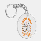 het mooi maken van nagels halloween sleutelhanger (Voorkant Links)