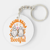 het mooi maken van nagels halloween sleutelhanger (Achterkant)